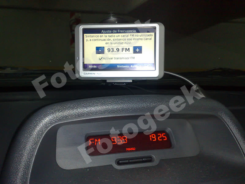 Transmisor FM Garmin Nuvi